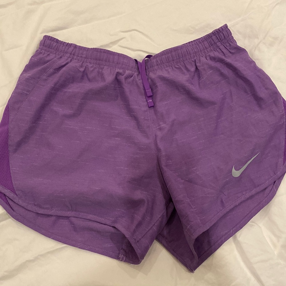 purple nike shorts